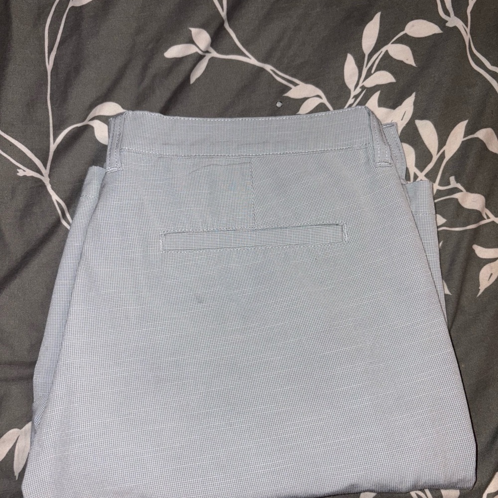 George Men's Light Gray Flat Front Shorts - Picture 4 of 9